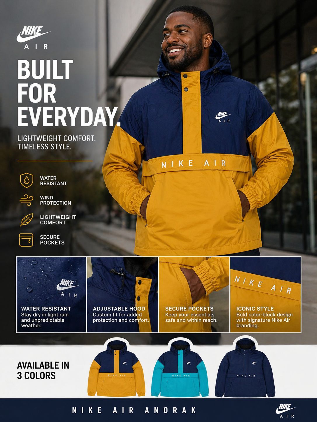 Water proof nike jacket